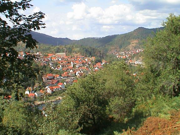 Blick auf Forbach